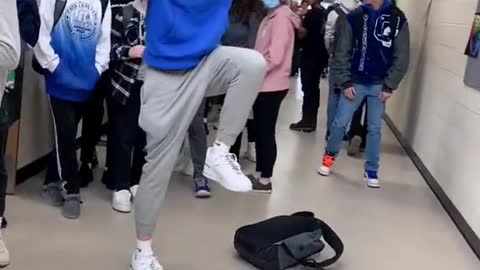 Crazy fight at school today #1