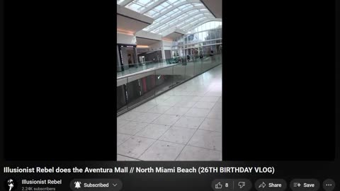 Illusionist Rebel does the Aventura Mall // North Miami Beach (26TH BIRTHDAY VLOG)