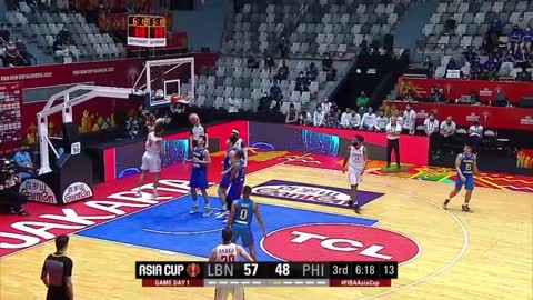 FIBA Asia Cup - July 13, 2022 - Lebanon Philippines - 3rd Quarter