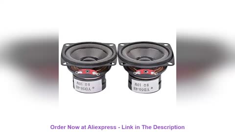 ☄️ AIYIMA 2Pcs Portable Audio Speaker 8 Ohm 10W Mini Full Range Loudspeaker DIY Multimedia BT