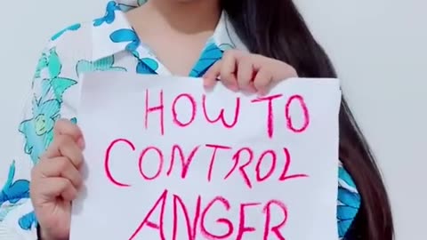 Let’s learn how to control your Anger