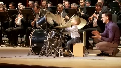 Toddler from Novosibirsk is a Drumming Prodigy!
