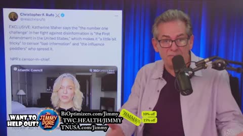 CFR, WHO Baphomet Katherine Maher, "seeking truth is not the right place to start" ◯ Jimmy Dore