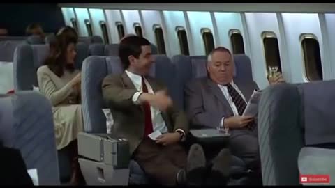 Mr. Bean Takes Photos On The Plane - Funny Clip 1 Minute!