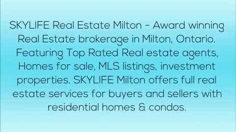 Real estate agent Milton