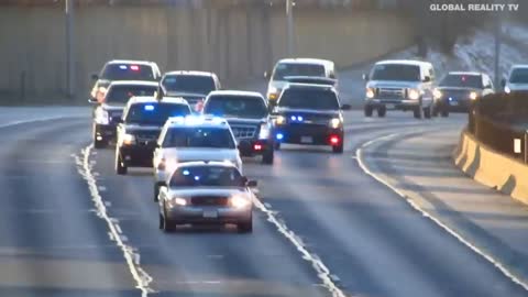 US President Motorcade