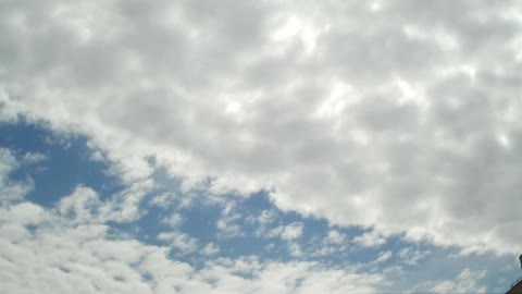 Altocumulus clouds timelapse