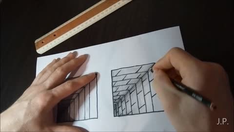 Simple 3D illusion: 3D wells