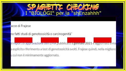Spaghetti checking: Biologi per la scienza?