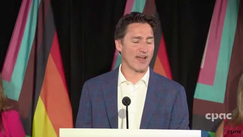 Trudeau says that Pride is "about fully embracing something that's so Canadian."