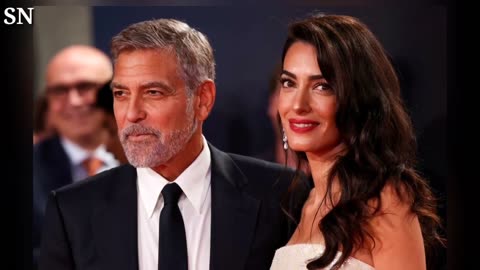 George Clooney and Amal Clooney Make Stylish Arrival in Venice Ahead of Her Latest Honor