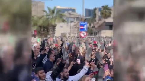 Thousands of pro-Palestine protesters in the Jordanian capital Amman