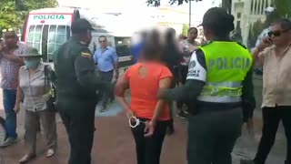 Capturan a mujer que inducía a la mendicidad a sus hijos