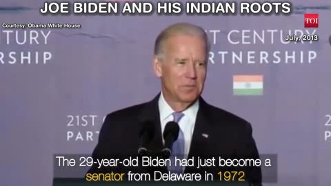 When Joe Biden spoke about his ‘Indian’ connection