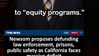 Newsom Proposes Defunding Law Enforcement and Prisons as California Faces Massive Deficit