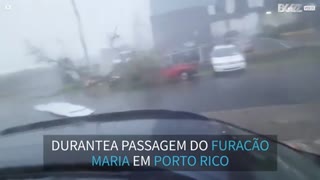 Furacão Maria causa destruição em Porto Rico