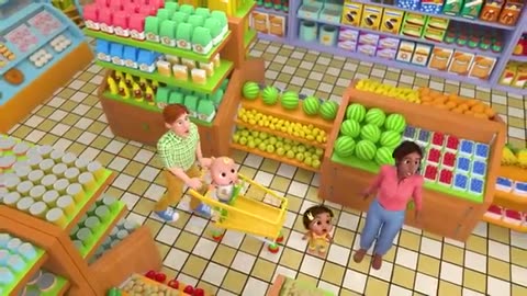 Humpty dumpty grocery store/cocomelon nursery rhymes and kids songs
