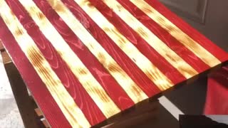 Betsy Ross Wooden Flag