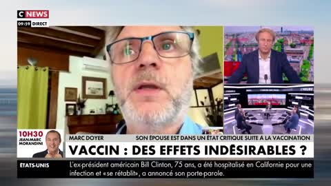 L'épouse de Mr Doyer a contracté une maladie a prion après avoir été vaccinnée