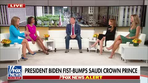 Biden fist-bumps Saudi crown prince after Khashoggi murder outcry