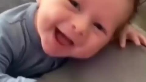 Baby video laughing