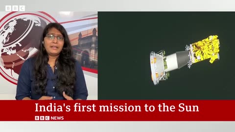 India launches its first mission to the Sun - BBC News