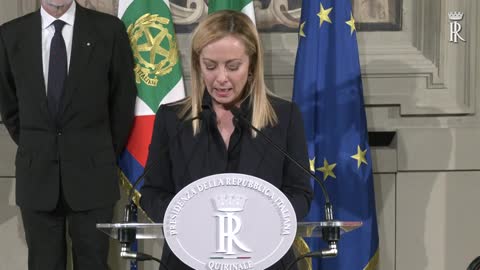 🔴 La Presidente del Consiglio incaricata Giorgia Meloni annuncia la composizione del Governo di Cdx.