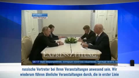 Rares Video vom Putin-Schwab-Treffen im Kreml