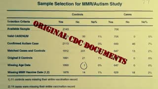 CDC Whistleblower ~ Vaccine-Autism Fraud Revealed