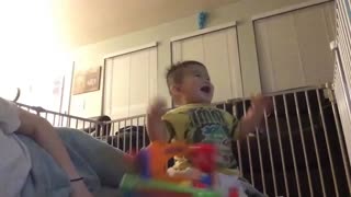 Baby Jay laughing