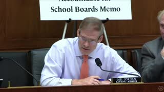 Jim Jordan TORCHES Dem when he defends AG Garland's school board memo