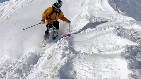 skating on snow mountains