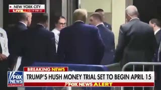 Trump Drops ONE WORD When Asked About The Collateral For His Bond