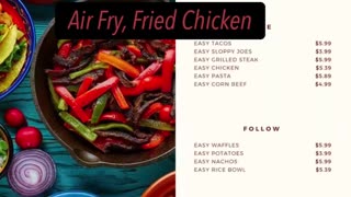 Fried Air fryer Chicken