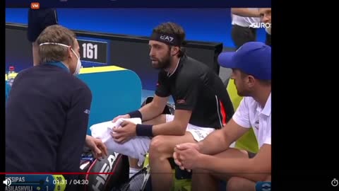 🔴NIKOLAI BASILASHVILI COULD NOT BREATH DURING MATCH