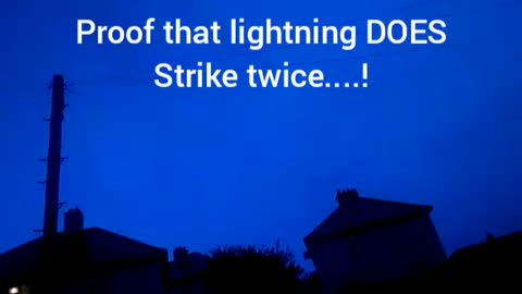 Lightning strikes twice