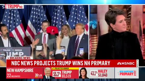 MSNBC Hosts Utterly Melt Down Over Trump's NH Win, Cuts Away From Trump's Victory Speech Again