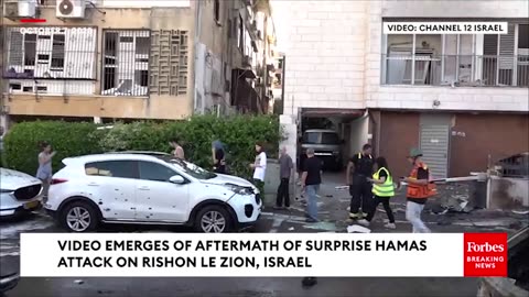 Footage Emerges Of Rishon Le Zion, Israel, After Deadly Surprise Attack By Hamas