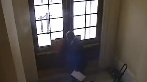 New footage reveals Rep. Jamaal Bowman removing warning signs before pulling the fire alarm in Capitol