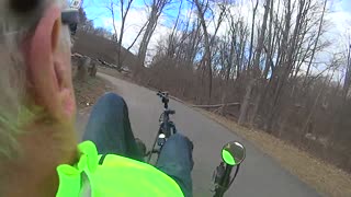 #475 - 20170403 - First ride 2017 recumbent bike April 2