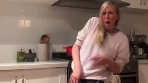 Dancing with Bulldog in Kitchen Leads to Unexpected Bite