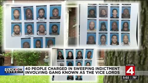 40 Detroit Vicelord Gang Members Indicted by Feds in 3 Year Long Investigation