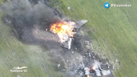 Ukraine War - Russian air defense forces shot down a Ukrainian MiG-29 fighter near Sloviansk