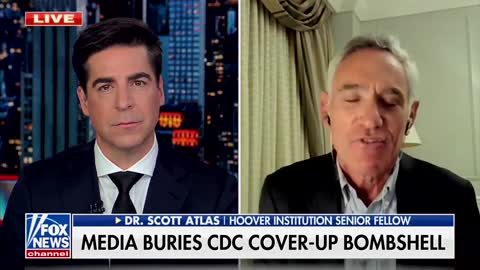 Jesse Waters and Dr. Scott Atlas discuss the CDC covering up covid data and manipulating the public.