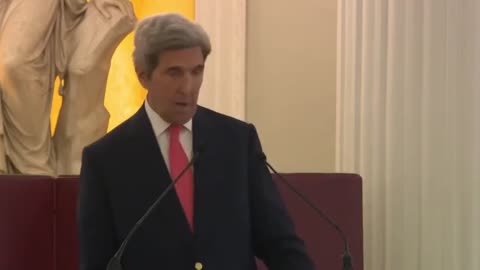 Biden's Climate Czar John Kerry says "we're only gonna have electric vehicles if we meet our goal by 2035."