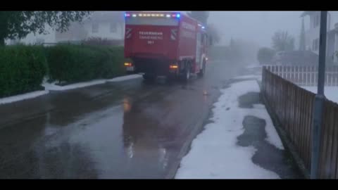 watched A strong hailstorm hits a German village at the height of spring