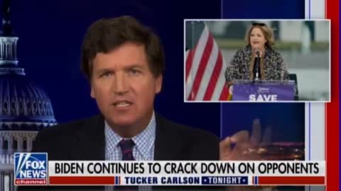 Tucker Carlson Reads List of Trump Allies Targeted, Harassed & Subpoenaed by Biden Regime