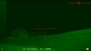 Testing out my new night vision scope