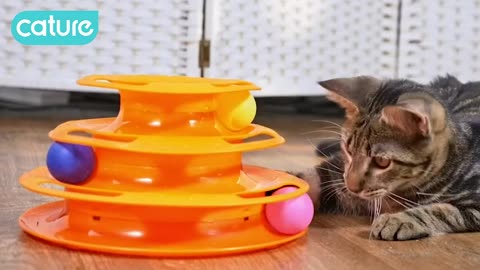 Funny Pet Toys Cat Crazy Ball Disk