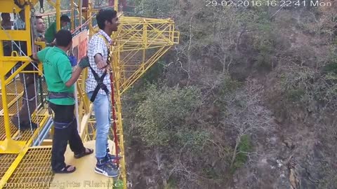 The Amusing Bungee Bounce in Rishikesh